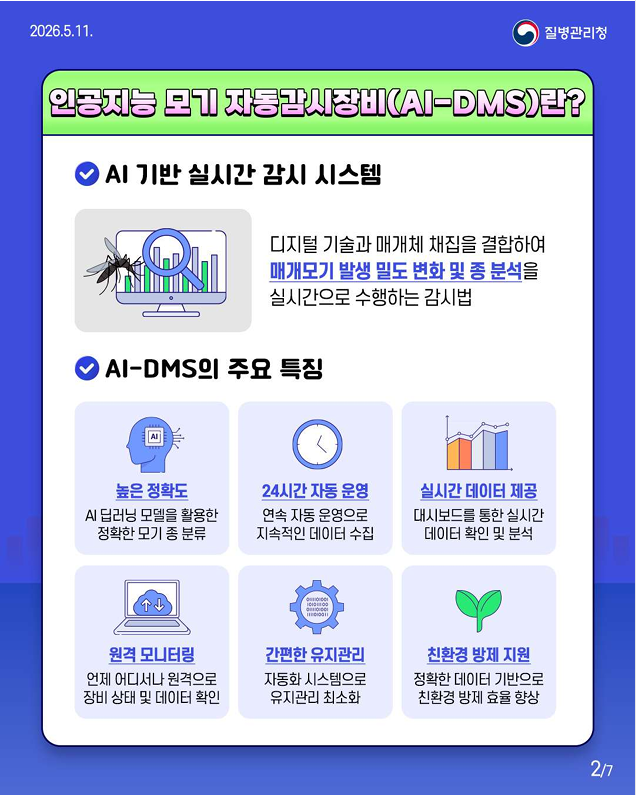 AI 모기 자동 감시 시스템으로 안전한 대한민국!