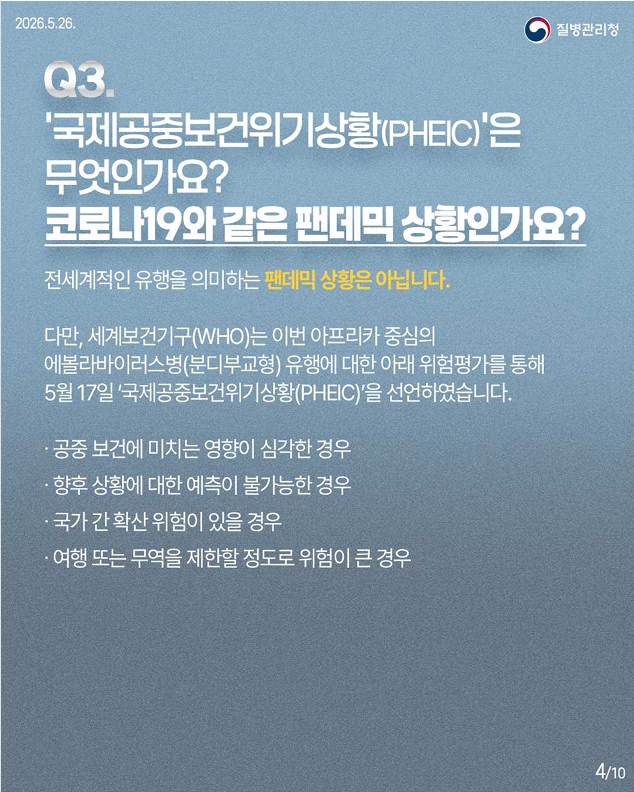 에볼라바이러스병(분디부교형) 핵심 궁금증 한 번에 이해하기!!