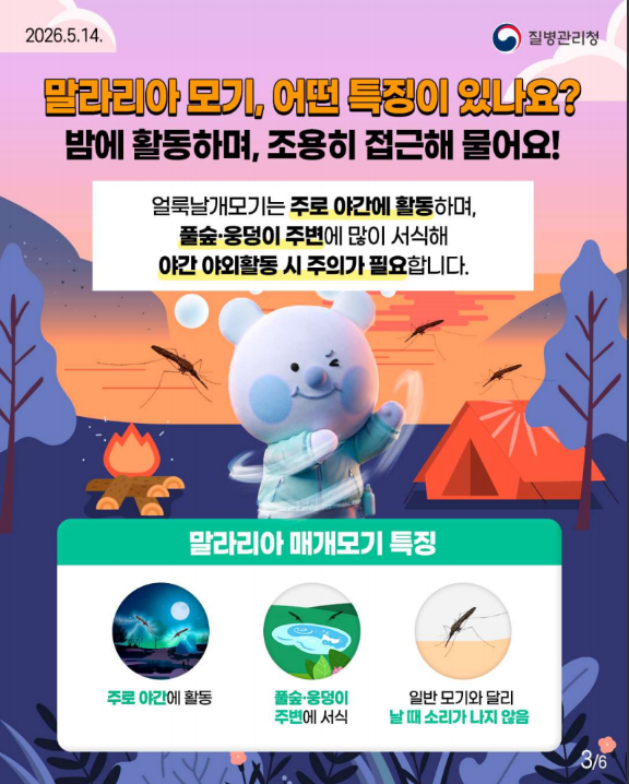 모기 물린 뒤 열이 난다면?? 말라리아일 수 있어요!!