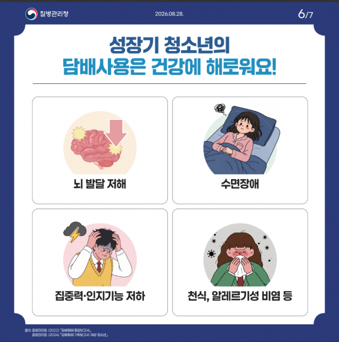 가벼운 시작, 무거운 대가(청소년기의 담배, 바로 알고 예방하세요)