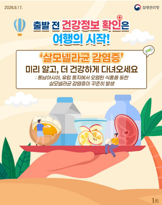 선진국도 방심 금물! 살모넬라균 감염증 예방법